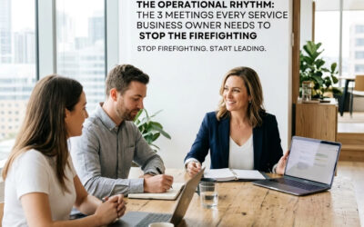 The Operational Rhythm: The 3 Meetings Every Service Business Owner Needs to Stop the Firefighting